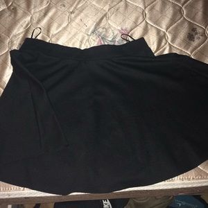 Black cotton skirt